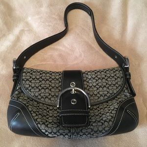 Black coach purse